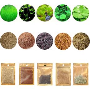 5 Pack Aquarium Plant S.E.E.D ، وليس نبات البلاستيك الاصطناعي. استبدال ديكور الدبابات العسكرية الحقيقية للراتنج أو العشب البلاستيكي رقم ؛ 9527-4