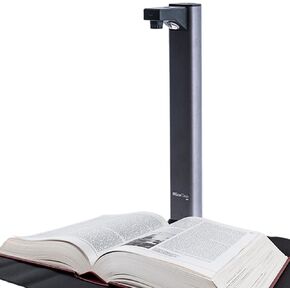 IRIScan Desk Document Scanner, Book Scanner - v7pro:4K UltraHD,18MP, 600dpi,Portable Scanner,Visualizer,OCR, AI Flattening, Auto Scan, Erase Fingers, Free Readiris PDF Editor Win Mac
