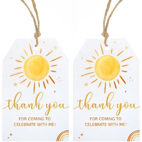 Anwyll Bee Thank You Tags,50Pcs Bee Thank You Gift Tags with String,Thank You for Bee-ing Here Tags,Sweet Honey Thank You Hang Paper Gift Tags for Bee Theme 1st Birthday Baby Bridal Shower Party Favor in Kuwait