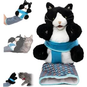 لعبة Cat Wrestling Toy Toy ، قفازات دمية Cat محاكاة ، لعبة مصارعة ARM Cat ، ضرورية لمحبي الحيوانات الأليفة ، استمتع باللعب ، حزمة واحدة