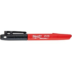 Milwaukee 48-22-3100 Inkzall Jobsite Fine Point Black Permanent Marker 12 Pack