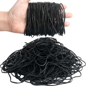 نطاقات Haidibao-Rubber أسود 4.8 بوصة 0.5 رطل نطاقات مرنة لشرائط المطاط المنزلية لوازم المكاتب (4/5 "× 1/16")