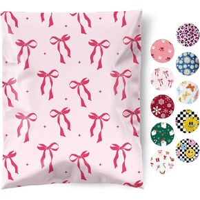 Fuxury Poly Mailers 10x13 Inch 50Pcs,Shipping Bags for Clothes,Strong Adhesive Shipping Envelopes for Small Business, Self Seal Poly Bag Mailing Envelopes Retro Checkerboard