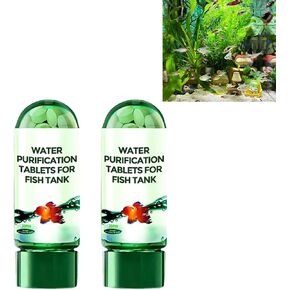 Powerful Aquarium Water Purification Tablet - Fast Water Purification - Aqua Safe for Fish Tank - Water Purification Tablets for Fish Tank - Aquarium