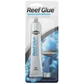 Seachem Reef Glue ، 20 غرامًا ، جلًا واضحًا لل cyanoacrylate لتركيب المرجان و Aquascaping