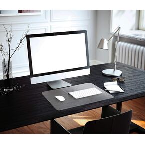 Floortex Desktex Mat anti-Static Captop Mat ، لوحة مكتب اقتصادية مع حماية ثابتة ، PVC ، واضح ، 12 "× 18" (FPDE312184RA)