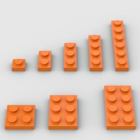 حزمة لوحة البناء الكلاسيكية ، 100pcs مع 8 لوحات قاعدة الحجم ، متوافقة مع Lego ، Grass Green