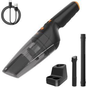 Handheld Vacuum Cordless - Powerful Suction (10000 Pa),Rechargeable Car Vacuum Cleaner (20 Mins Runtime),Portable Hand Held Vacuum for Car, Pet Hair, Hardwood Floor, Home
