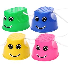 Nuobesty 4pcs دلو Stilt Care Cups البلاستيك الموازنة السهوب للأطفال