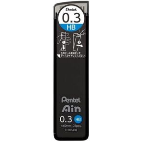 Pentel Ain Lead for 0.3mm HB C283-HBO Mechanical Pencil Pads