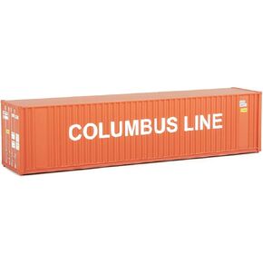 نموذج مقياس Ho من Maersk 40 'Hi Cube Congated Container W/Swit Flat ، 949-8201