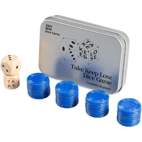 2025 لعبة Dice Game ، Take Keep Lose Dice Game Set ، مثالية لحفل ألعاب الطاولة ، هدية مثالية للأصدقاء ، أبي ، أمي