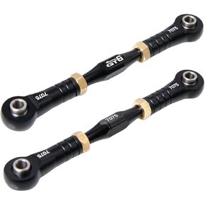 CNC الألومنيوم الصلبة 7075 Servo توجيه رابط Turnbuckle ROD ل 1/5 RC CAR LOSI DBXL-E 2.0 ترقية (أحمر)