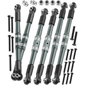 RC Turnbuckles Tie Tie Rods Set Exprads Part for 1/10 Kraton 4x4 4S V2 ، Outcast 4x4 4S V2 ، Alumoy Aluminium Turnbuckles Camber Links Riniage Roxing ، Titanium