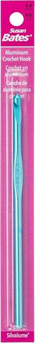 Susan Bates Silvalume Aluminum Crochet Hook 5-1/2" Size H 8 -Turquoise in Saudi Arabia