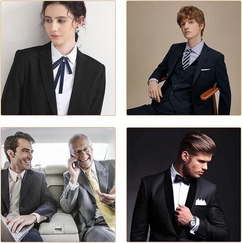 12pcs, Collar Extenders,Neck Extender Button Invisible for Men Shirts Suits Trouser, Coat, Shirts Adds 1 in Instantly (White, Black) in Saudi Arabia