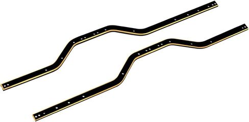 Black Coating Brass Chassis Frame Rails for 1/24 RC Crawler Axial SCX24 Upgrades (Bronco/JLU/C10/Deadbolt) in Kuwait
