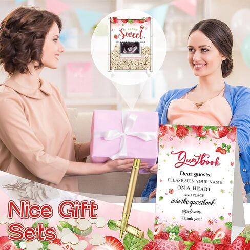 65 Pcs Baby Shower Guest Book Alternatives He or She Gender Reveal Baby Shower Decorations Sign in Guest Book with Picture Frame and 60 Wooden Chip for Baby Shower(Boho,Pampas Grass) in Kuwait