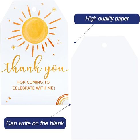 Anwyll Bee Thank You Tags,50Pcs Bee Thank You Gift Tags with String,Thank You for Bee-ing Here Tags,Sweet Honey Thank You Hang Paper Gift Tags for Bee Theme 1st Birthday Baby Bridal Shower Party Favor in Kuwait