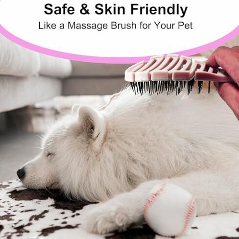 Small Dog Grooming Brush - Perfect for Shih Tzus, Yorkies, and Maltipoos - Ideal Puppy Hair Brushes for Maltese and Small Breeds (Light Green) in Kuwait