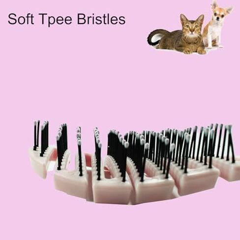 Small Dog Grooming Brush - Perfect for Shih Tzus, Yorkies, and Maltipoos - Ideal Puppy Hair Brushes for Maltese and Small Breeds (Light Green) in Kuwait