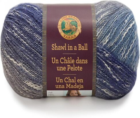 خيوط Lion Brand 828-200 شال في خيوط كروية، مقاس واحد، مرجاني مجتمعي in Saudi Arabia