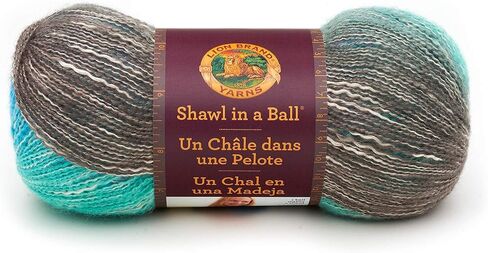 Lion Brand Yarn 828-200 Shawl in a Ball Yarn, One Size, Community Coral in Saudi Arabia