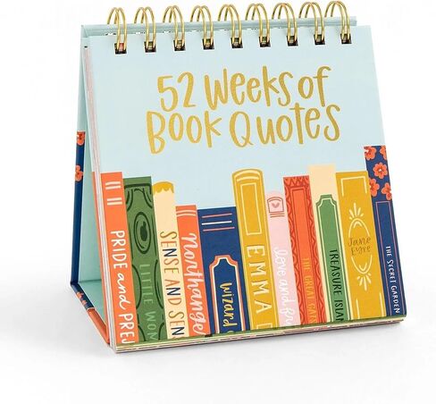 52 أسبوعًا من التقويم السعيد اقتباسات التقويم ، ديكور مكتب المكتب للنساء ، والملحقات الجمالية اللطيفة ، وزينة التأكيدات الإيجابية ، والهدايا التحفيزية والملهمة للنساء in Kuwait