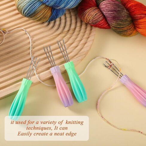 RSRIHE 3 ALCK-LATCH-LACK CORM MENITTING TOOL ، أداة صانع Cordy ICORD ، أداة الكروشيه للربط أو التزحلق على مشاريع الحياكة ، خطاف الكروشيه مع المزلاج ، أداة ربط الحياكة الفعالة (الأرجواني) in Kuwait