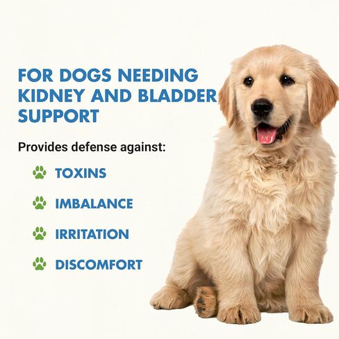 Premium Liquid for All Dogs with Cranberry & D-Mannose: Comprehensive Dog Formula for UTI Support Bladder Support in Saudi Arabia