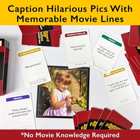 All Things Equal, Inc. Awkward Family Photos Totally 80s - Party Game, Players Caption Hilarious Pictures with Memorable 80s Movie Lines, Ages 13+, 4-8 Players in Saudi Arabia