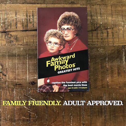 All Things Equal, Inc. Awkward Family Photos Totally 80s - Party Game, Players Caption Hilarious Pictures with Memorable 80s Movie Lines, Ages 13+, 4-8 Players in Saudi Arabia