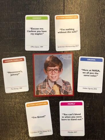 All Things Equal, Inc. Awkward Family Photos Totally 80s - Party Game, Players Caption Hilarious Pictures with Memorable 80s Movie Lines, Ages 13+, 4-8 Players in Saudi Arabia