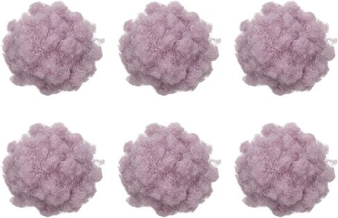 PATIKIL 6 Pcs Crafts Pom Poms Balls, 4-5cm (1.5-1.9Inch) Yarn Pom Poms Big Puff Ball with Elastic Loop for Keychain Knitting Hats DIY Arts Crafts Projects Home Decorations, Dark Green in Kuwait