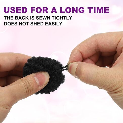 PATIKIL 6 Pcs Crafts Pom Poms Balls, 4-5cm (1.5-1.9Inch) Yarn Pom Poms Big Puff Ball with Elastic Loop for Keychain Knitting Hats DIY Arts Crafts Projects Home Decorations, Dark Green in Kuwait