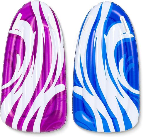 JOYIN 2 Pack Inflatable Body Boards for Water Slides, Body Board for Slip Slide, Swimming Pool Floating Learn to Swim, Summer Water Fun Toy for Kids and Toddlers in Saudi Arabia