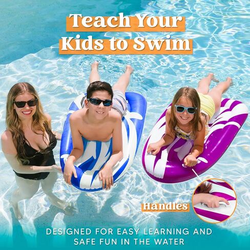 JOYIN 2 Pack Inflatable Body Boards for Water Slides, Body Board for Slip Slide, Swimming Pool Floating Learn to Swim, Summer Water Fun Toy for Kids and Toddlers in Saudi Arabia
