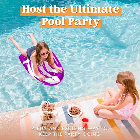 JOYIN 2 Pack Inflatable Body Boards for Water Slides, Body Board for Slip Slide, Swimming Pool Floating Learn to Swim, Summer Water Fun Toy for Kids and Toddlers in Saudi Arabia
