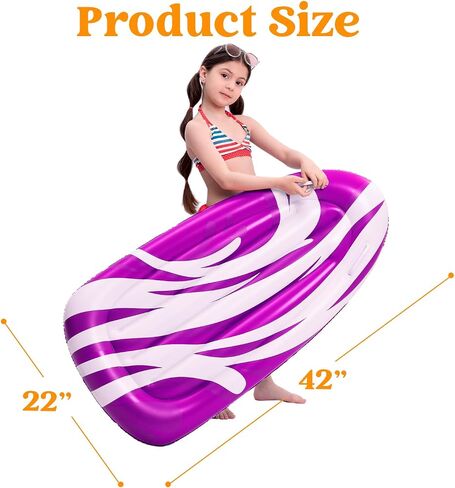 JOYIN 2 Pack Inflatable Body Boards for Water Slides, Body Board for Slip Slide, Swimming Pool Floating Learn to Swim, Summer Water Fun Toy for Kids and Toddlers in Saudi Arabia