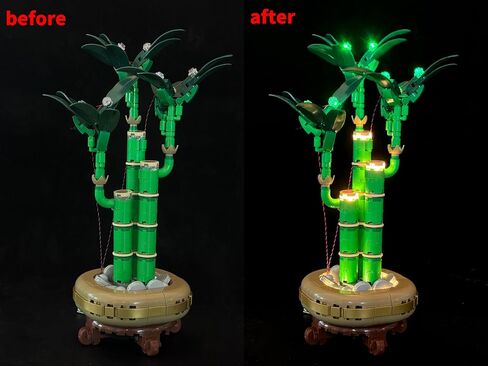 RC LED Light Kit for Lego Bamboo,Compatible with Lego Plants 10344,USB Connected Lighting Set,Gift Idea for Girls,Boys,Light Only, No Lego Model.(10344 Lego Bamboo) in Saudi Arabia