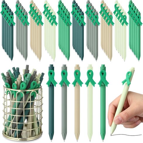 TeCunite 50 PCS Teal Ribbon Awarnessments Assault Assault Assault Admiss in Kuwait