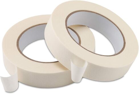 Lichamp Masking Tape 1 inch, 20 Pack General Purpose Masking Tape Bulk Multipack for Basic Use, 1 inch x 55 Yards x 20 Rolls (1100 Total Yards) in Saudi Arabia