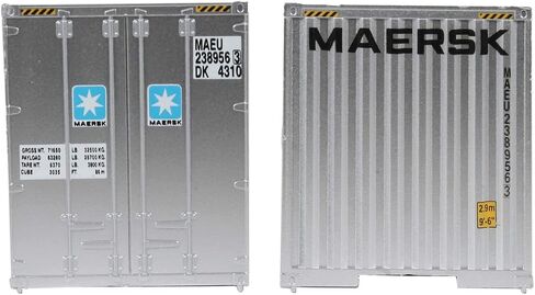 نموذج مقياس Ho من Maersk 40 'Hi Cube Congated Container W/Swit Flat ، 949-8201 in Kuwait