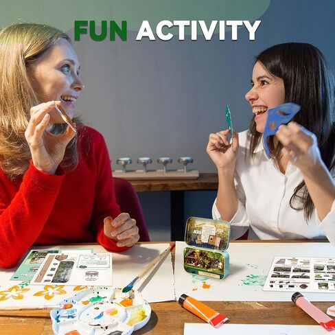 Flever Dollhouse Miniature DIY House Kit Creative Room with Furniture and Cover for Romantic Valentine's Gift(Happy Corner) in Kuwait