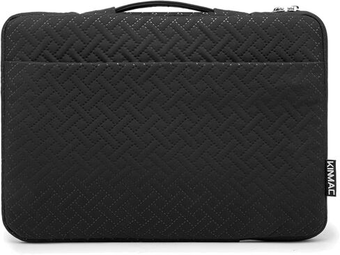Kinmac 360° Protective Waterproof Laptop Case Bag Sleeve with Handle for MacBook Pro 16, and 15 inch-15.6 inch Laptop (Black PU) in Saudi Arabia