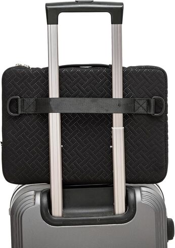 Kinmac 360° Protective Waterproof Laptop Case Bag Sleeve with Handle for MacBook Pro 16, and 15 inch-15.6 inch Laptop (Black PU) in Saudi Arabia