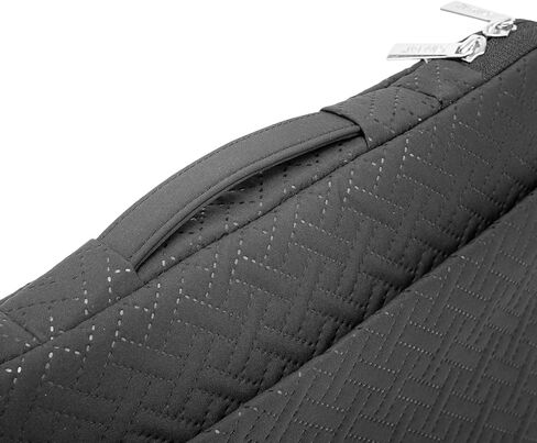 Kinmac 360° Protective Waterproof Laptop Case Bag Sleeve with Handle for MacBook Pro 16, and 15 inch-15.6 inch Laptop (Black PU) in Saudi Arabia