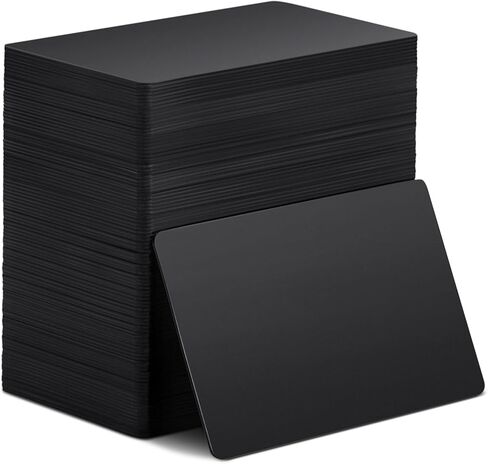 XUHAL 200 PCS NTAG215 Black NFC بطاقات NFC فارغة 504 بايت ألوان الذاكرة العلامات الرقمية لبطاقة الأعمال القابلة للبرمجة ، متوافقة مع أجهزة الهواتف الذكية الممكّنة لـ NFC in Saudi Arabia