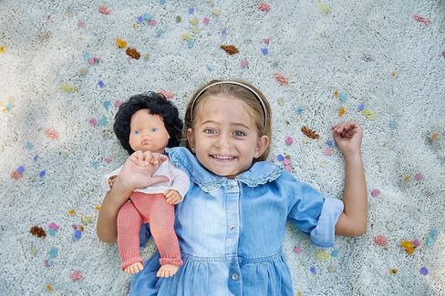 Miniland Clothes for Dolls 8 1/4'' Knitted Outfit Rompers & Hood - ECO, Made in Spain, Quality, Role Play, Educational in Saudi Arabia