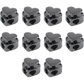 Cord Locks Black Spring Cord Toggle for Drawstrings, Bags,Clothing -10pcs
